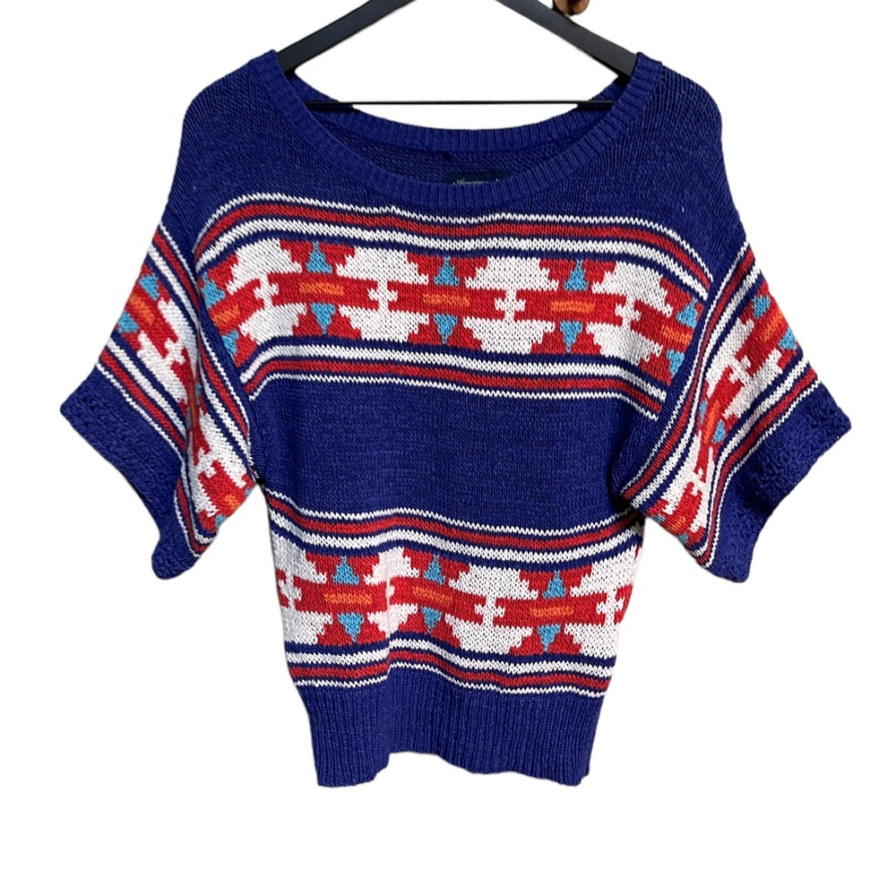 AMERICAN EAGLE OUTFITTERS aztec tribal print dolman sweater Size XSmall - Picture 2 of 15